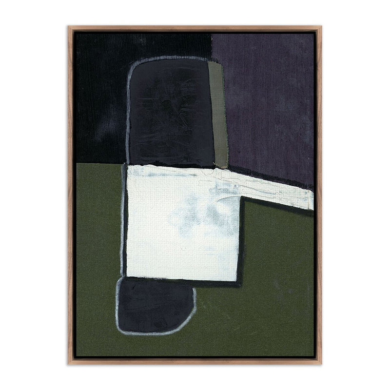 With Love IV by Raoul Morren - Rustic Walnut Floater