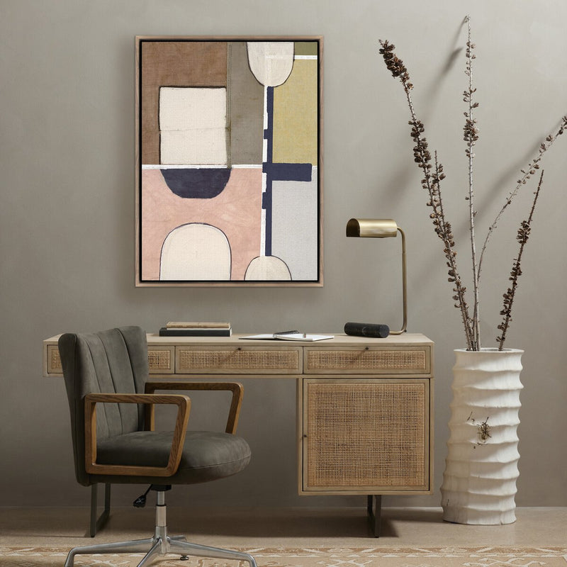 With Love V by Raoul Morren - Rustic Walnut Floater