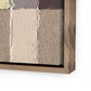 Textile 1 by Raoul Morren - Rustic Walnut Floater