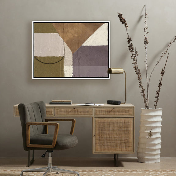 Textile 3 by Raoul Morren - White Maple Floater