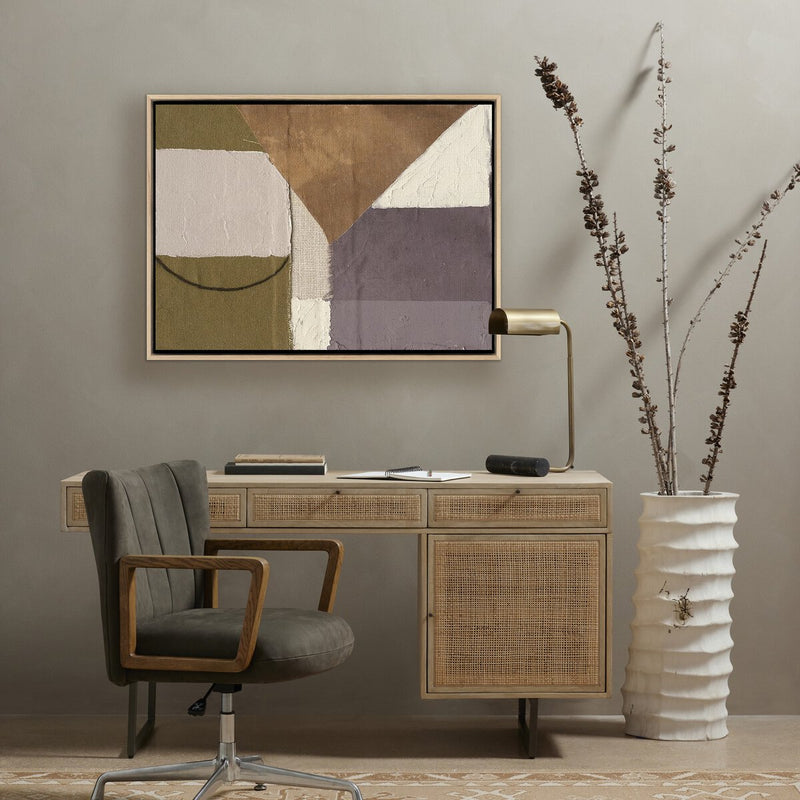Textile 3 by Raoul Morren - White Oak Floater