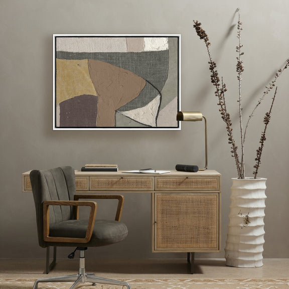 Textile 4 by Raoul Morren - White Maple Floater
