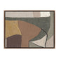 Textile 4 by Raoul Morren - Rustic Walnut Floater