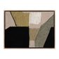 Textile 5 by Raoul Morren - Rustic Walnut Floater