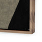 Textile 5 by Raoul Morren - Rustic Walnut Floater