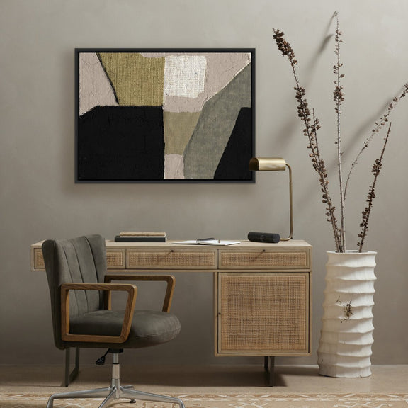 Textile 5 by Raoul Morren - Black Maple Floater