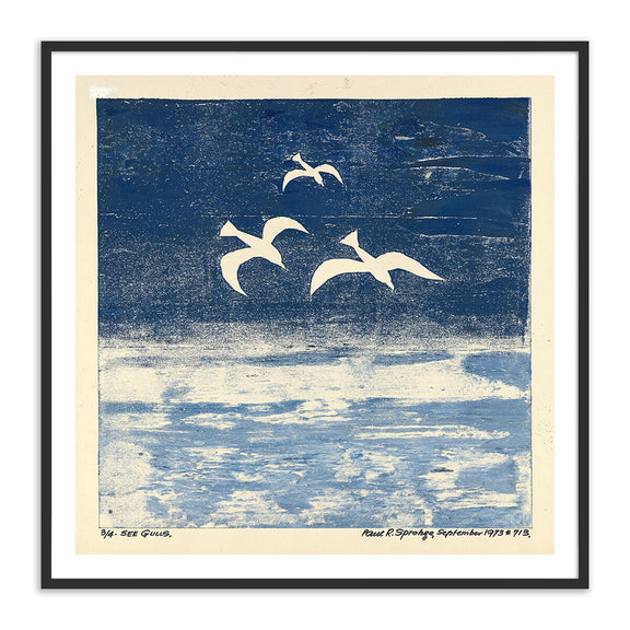 See Gulls by Pepi Sprohge - Black Maple