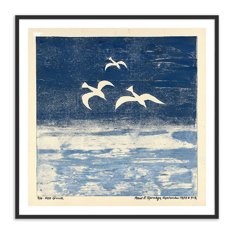 See Gulls by Pepi Sprohge - Black Maple