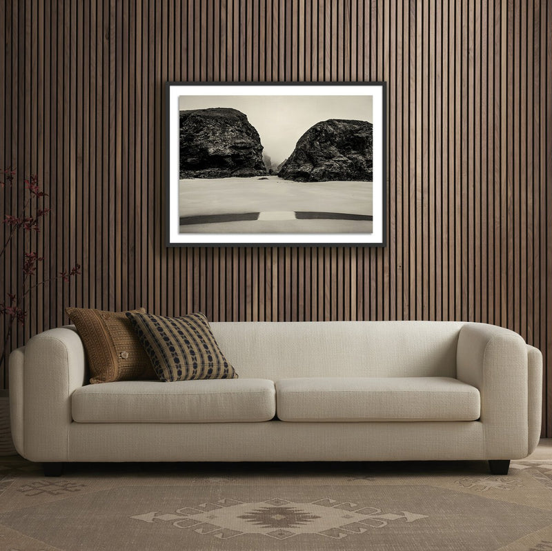Bedruthan Steps by Guy Sargent - Black Maple