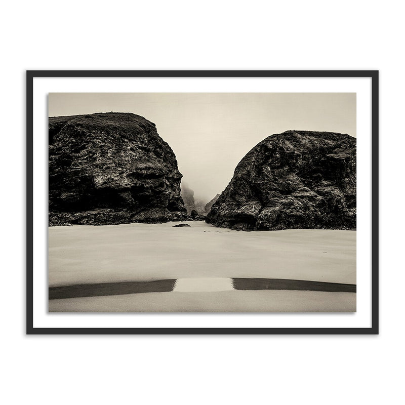 Bedruthan Steps by Guy Sargent - Black Maple
