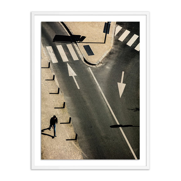 The Road - Caen by Guy Sargent - White Maple
