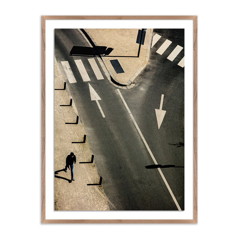 The Road - Caen by Guy Sargent - Rustic Walnut