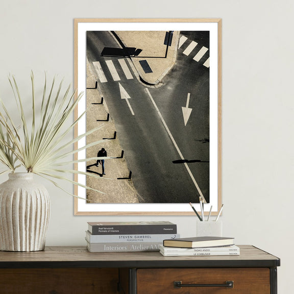 The Road - Caen by Guy Sargent - White Oak