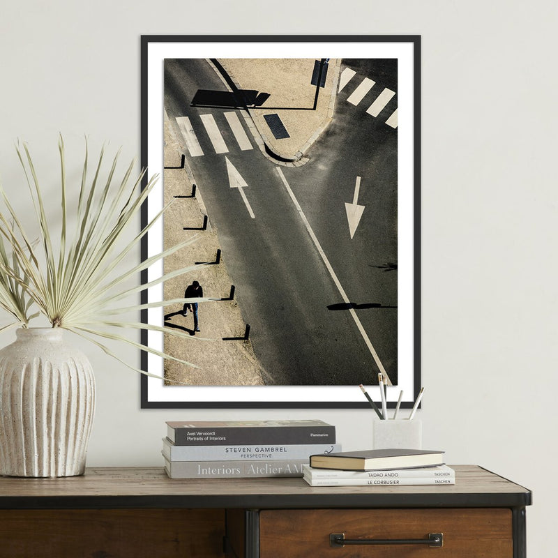 The Road - Caen by Guy Sargent - Black Maple