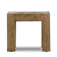 Abaso End Table - Rustic Wormwood Oak