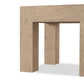 Abaso End Table - Whitewash Rustic Wormwood Oak