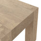 Abaso End Table - Whitewash Rustic Wormwood Oak