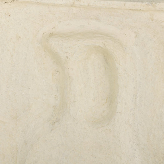 Vase Relief Sculpture II - Natural Paper Mache