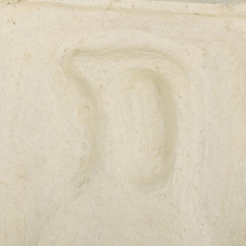 Vase Relief Sculpture II - Natural Paper Mache