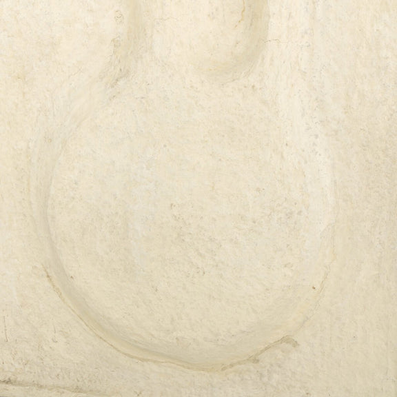 Vase Relief Sculpture II - Natural Paper Mache