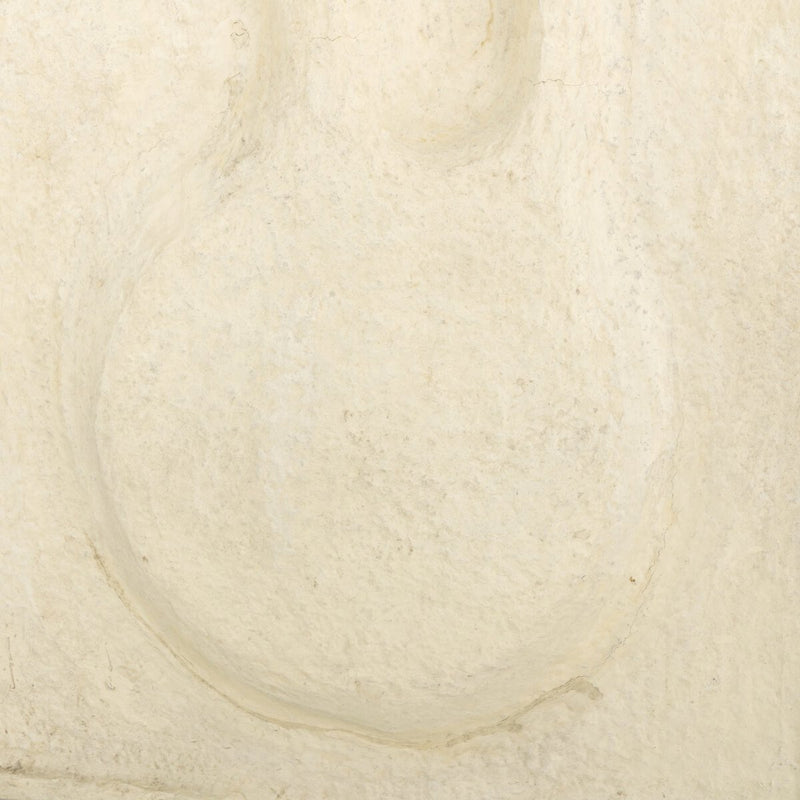 Vase Relief Sculpture II - Natural Paper Mache