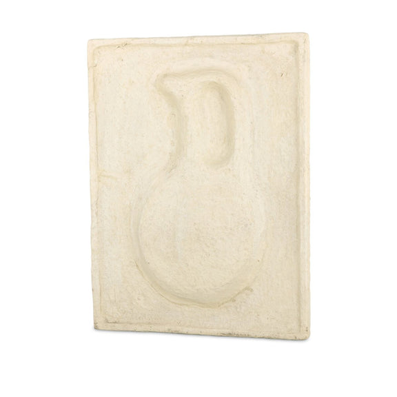Vase Relief Sculpture II - Natural Paper Mache