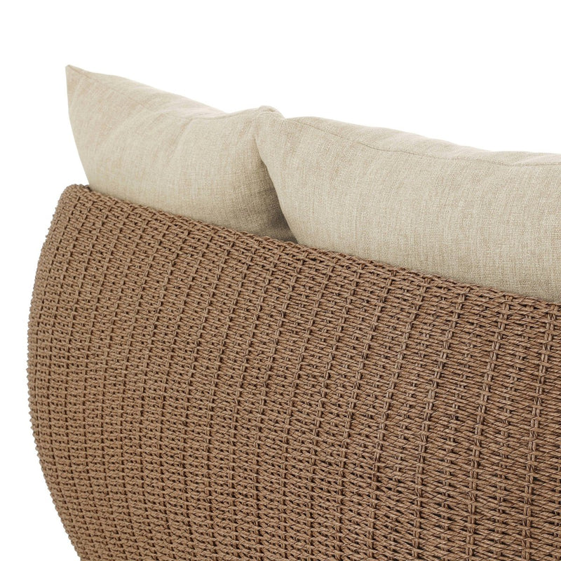 Maven Outdoor Double Chaise - Faux Dark Hyacinth