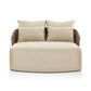 Maven Outdoor Double Chaise - Faux Dark Hyacinth
