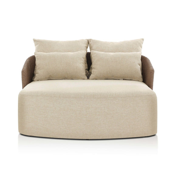 Maven Outdoor Double Chaise - Faux Dark Hyacinth