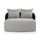 Maven Outdoor Double Chaise - Faux Black Hyacinth