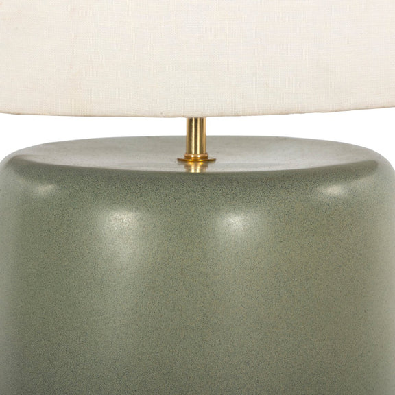 Sadia Table Lamp - Matte Sage Ceramic