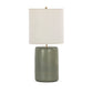 Sadia Table Lamp - Matte Sage Ceramic