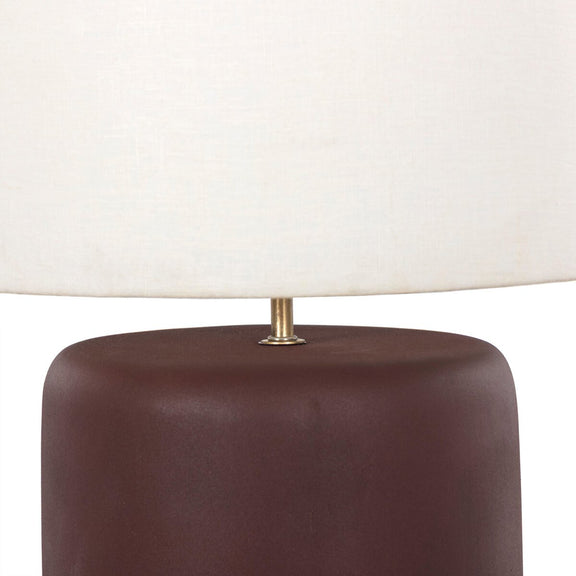 Sadia Table Lamp - Dark Aubergine