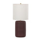 Sadia Table Lamp - Dark Aubergine