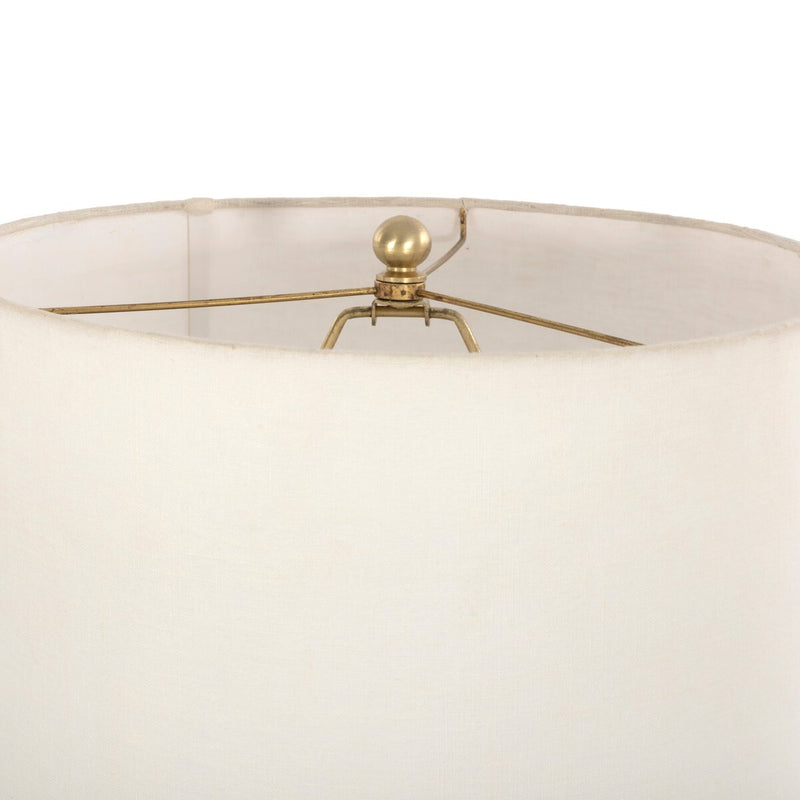 Sadia Table Lamp - Glossy Black Ceramic