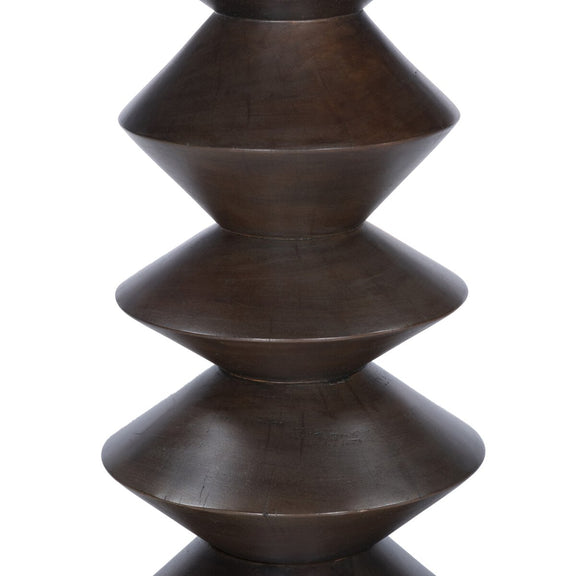 Stacked End Table - Reclaimed Russet