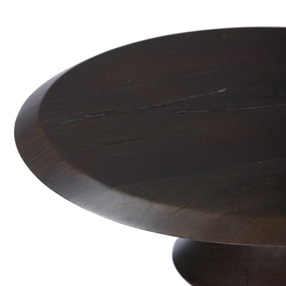 Stacked End Table - Reclaimed Russet