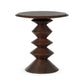 Stacked End Table - Reclaimed Russet