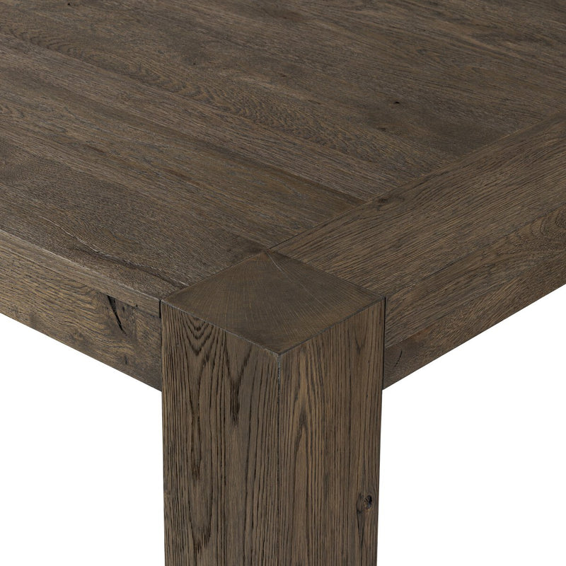 Coralie Extension Dining Table - Brown Oak Veneer