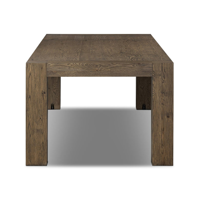 Coralie Extension Dining Table - Brown Oak Veneer