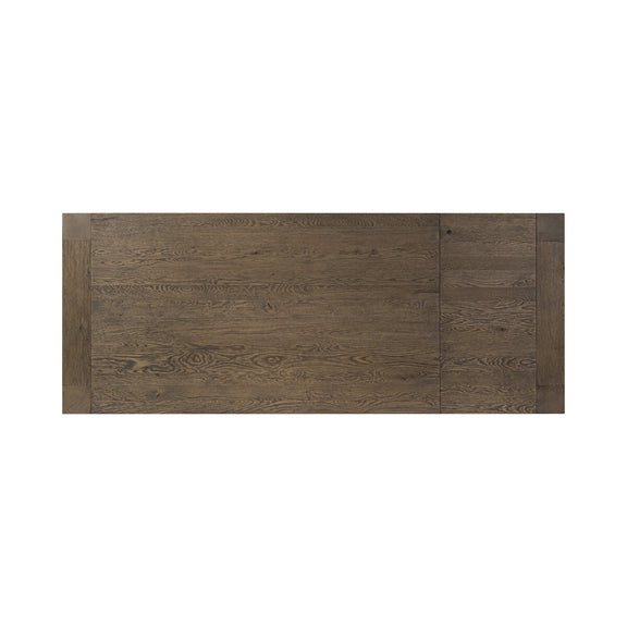 Coralie Extension Dining Table - Brown Oak Veneer