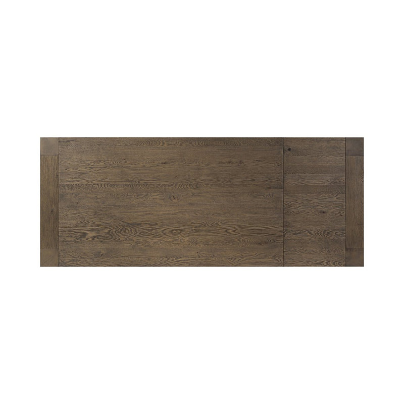 Coralie Extension Dining Table - Brown Oak Veneer