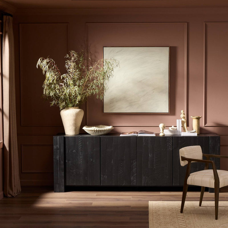 Perot Sideboard - Aged Black Pine