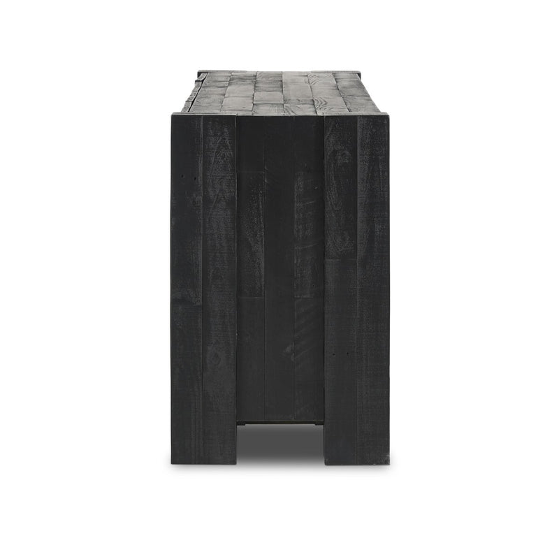 Perot Sideboard - Aged Black Pine