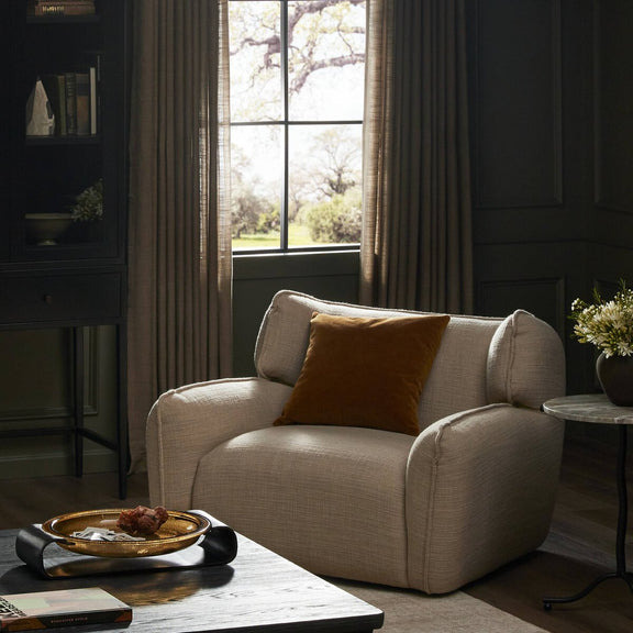 Garland Swivel Chair - Saxon Sand