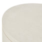 Amelia Oval Nightstand - Ivory Painted Linen