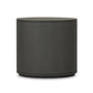 Amelia Oval Nightstand - Dark Green Lacquered Linen