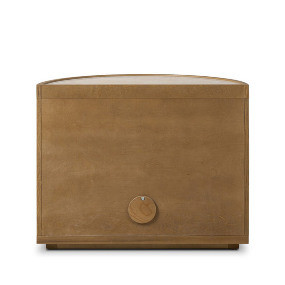 Ashton Nightstand - Cream Marble