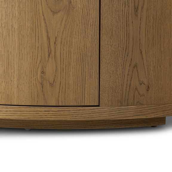 Ashton Nightstand - Cream Marble