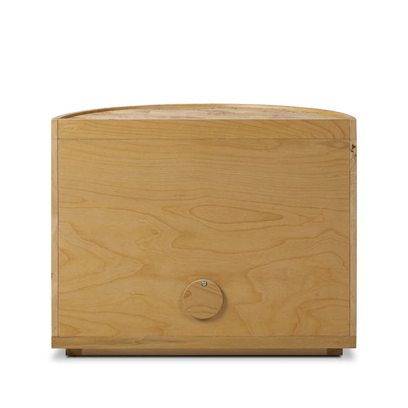 Ashton Nightstand - Natural Poplar Burl